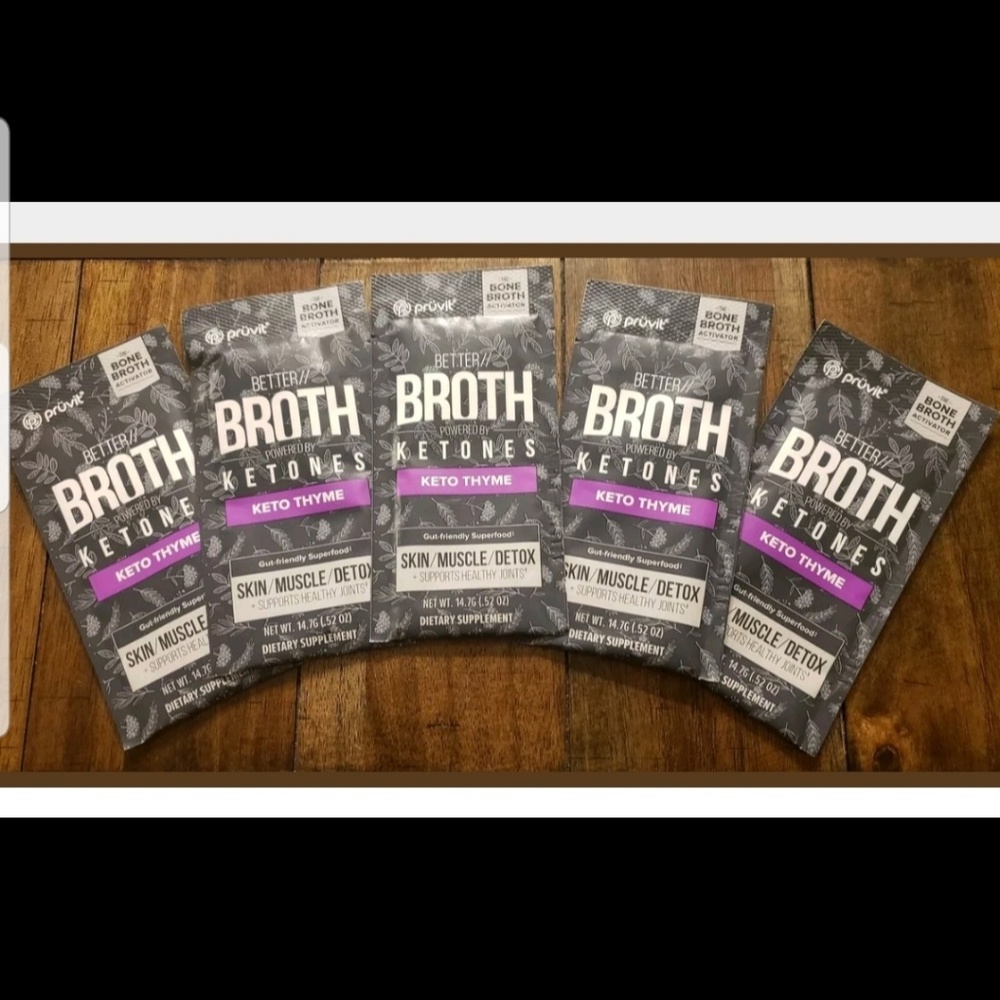Pruvit Better Broth 5 Packets Keto Thyme